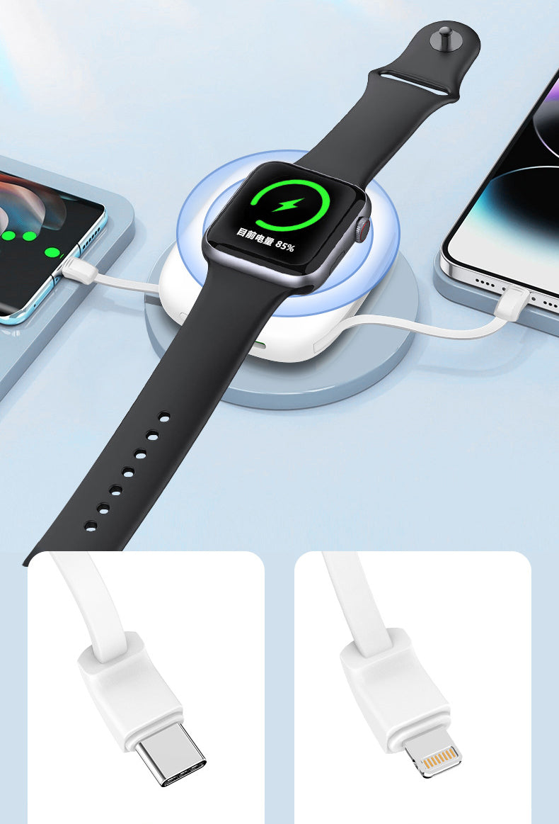 5000mAh power bank with hanging rope for smartphone and iwatch