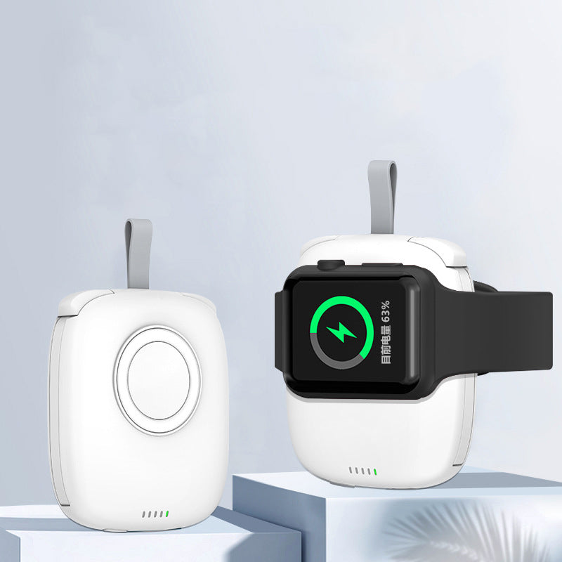 5000mAh power bank with hanging rope for smartphone and iwatch