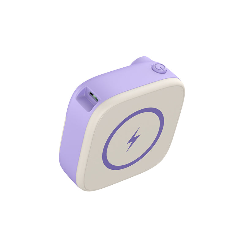 Mini camera 10000mAh magnetic mobile power Mobile phone watch 2-in-1 wireless charging bank