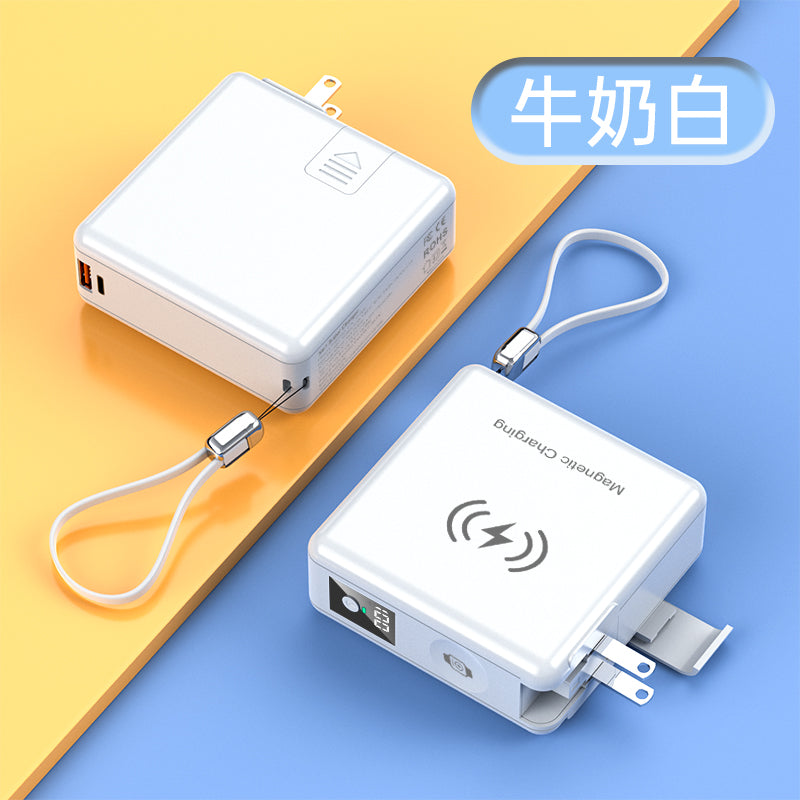15000mAh magnetic wireless charging power bank with iWatch charger with travel AU/EU/US/UK plug