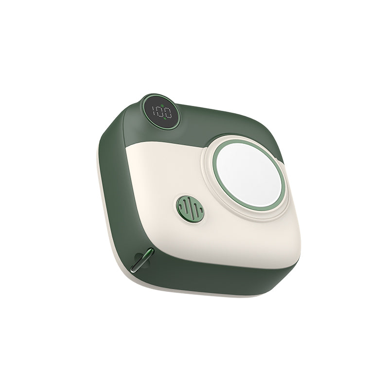 Mini camera 10000mAh magnetic mobile power Mobile phone watch 2-in-1 wireless charging bank