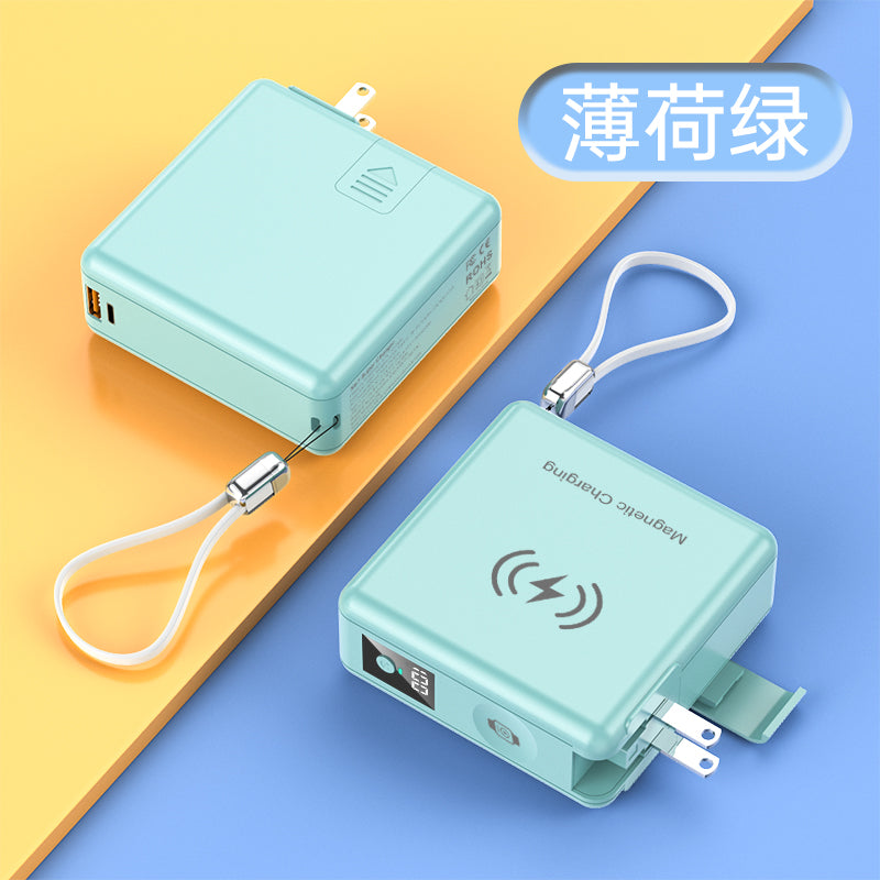 15000mAh magnetic wireless charging power bank with iWatch charger with travel AU/EU/US/UK plug