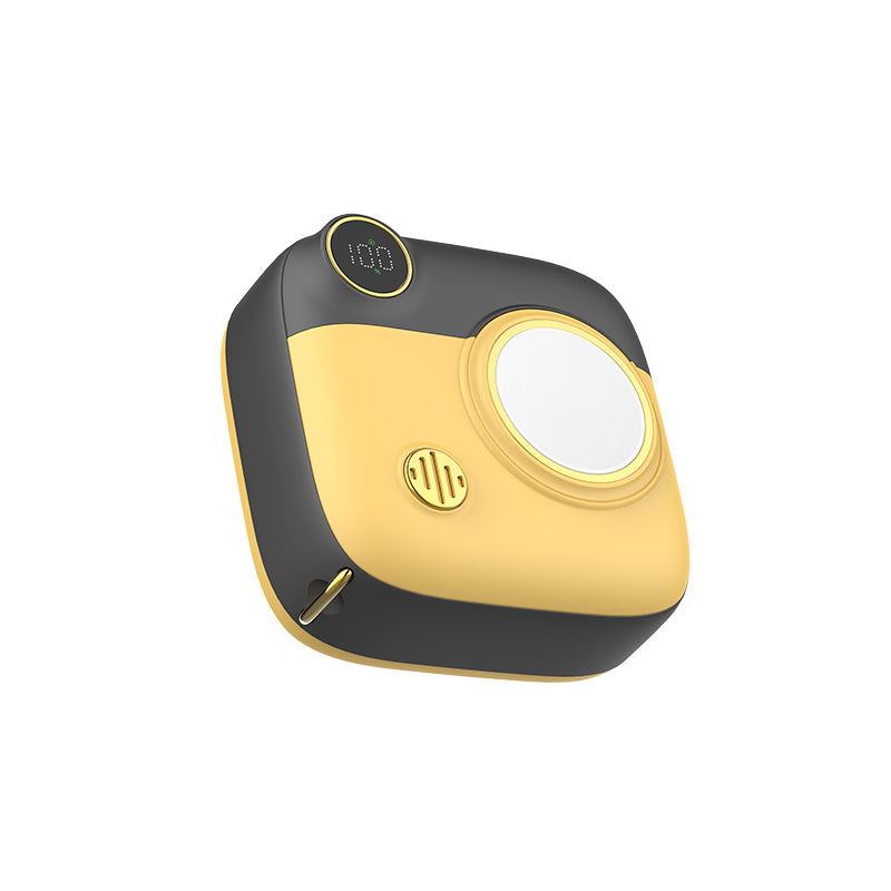 Mini camera 10000mAh magnetic mobile power Mobile phone watch 2-in-1 wireless charging bank