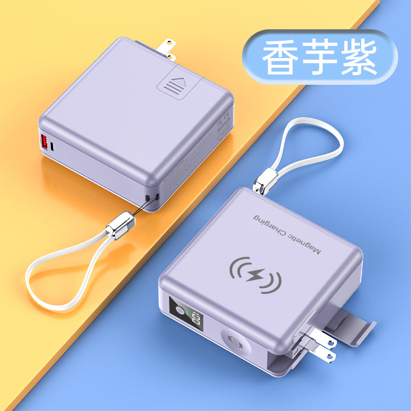 15000mAh magnetic wireless charging power bank with iWatch charger with travel AU/EU/US/UK plug
