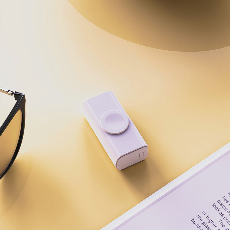 Latest 3 in 1 5000mAh portable power bank with Type-c &lighting two cables for Smartphone and iWatch