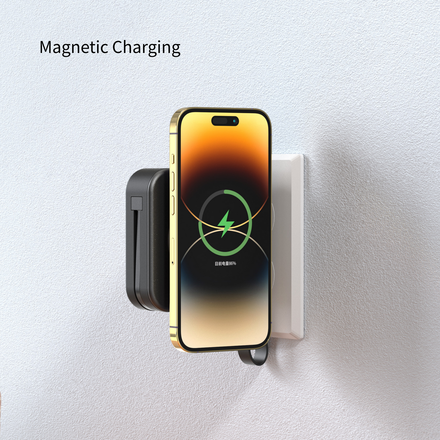 10000mAh multifunctional 5 in 1 power bank travel charger with type-c cable with AU/EU/US/UK plug