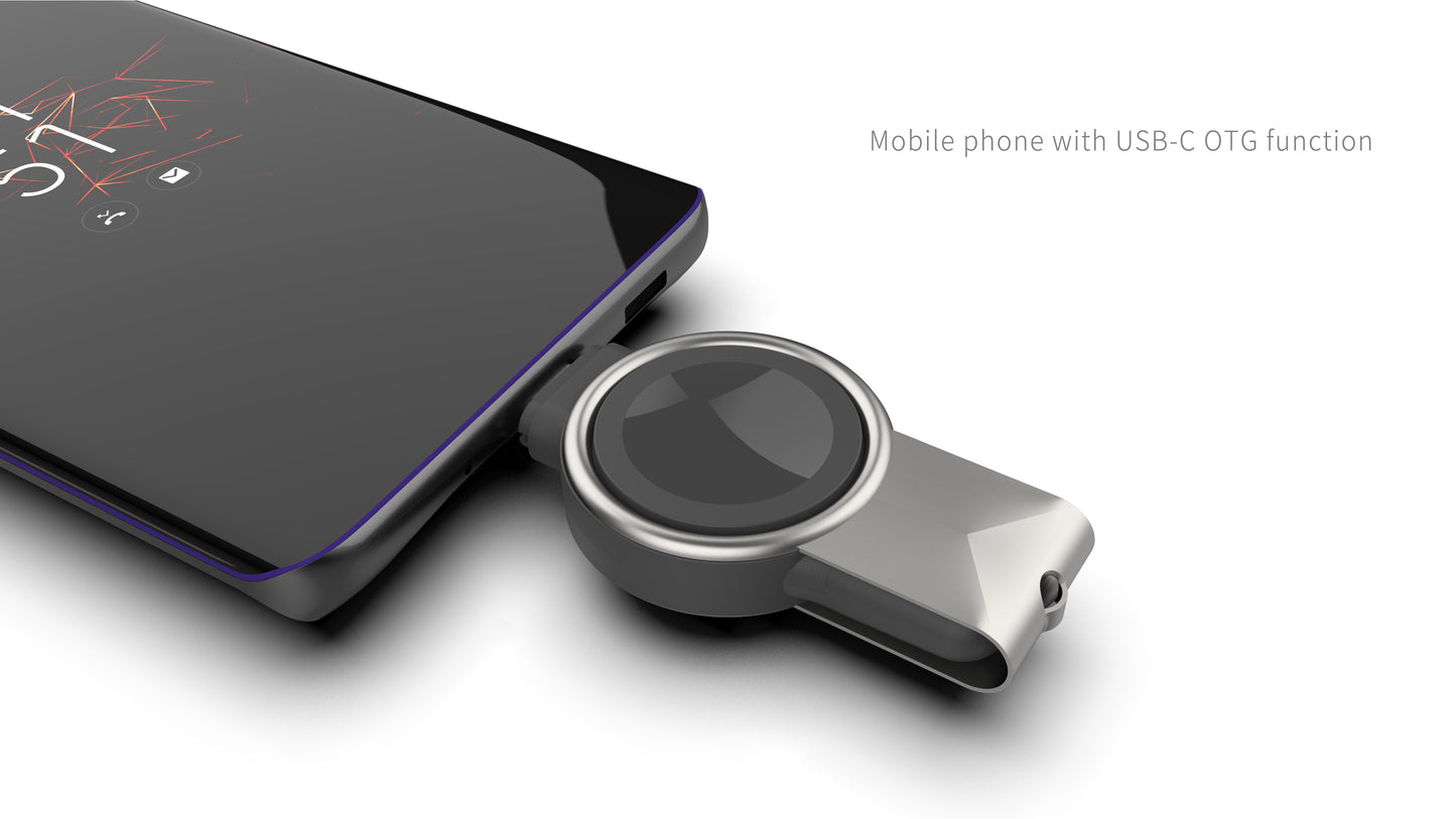 Portable magnetic wireless charger for Samsung Galaxy watch 3 / 4 Active 1 / 2