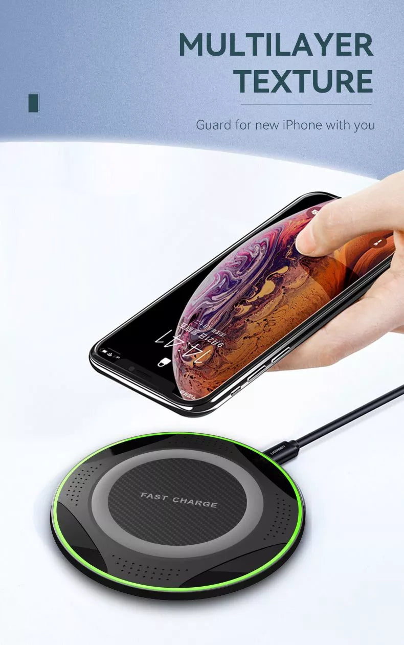 10W wirless charging pad with LED light 251