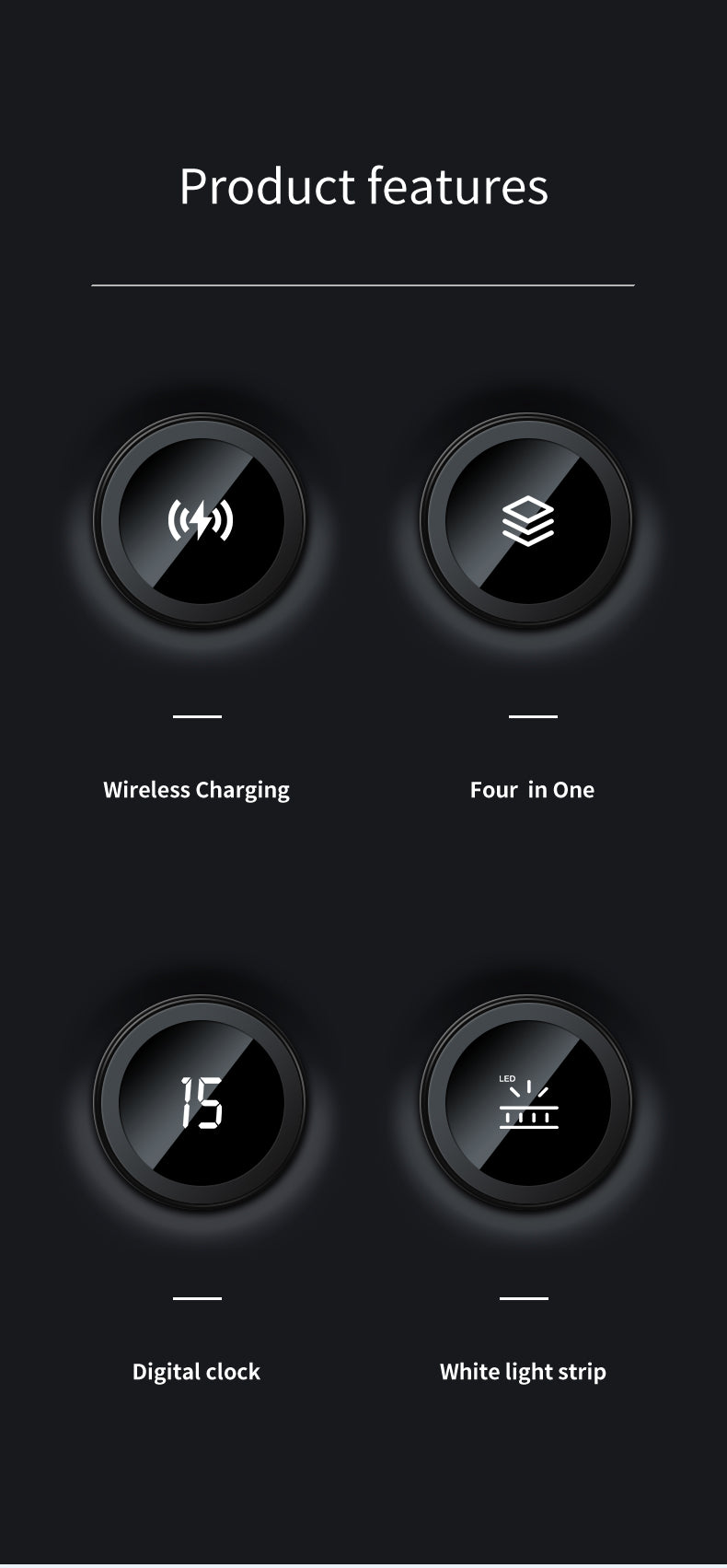 2023 trending products three in one electric lift multifunctional 4 in 1 wireless charger R11