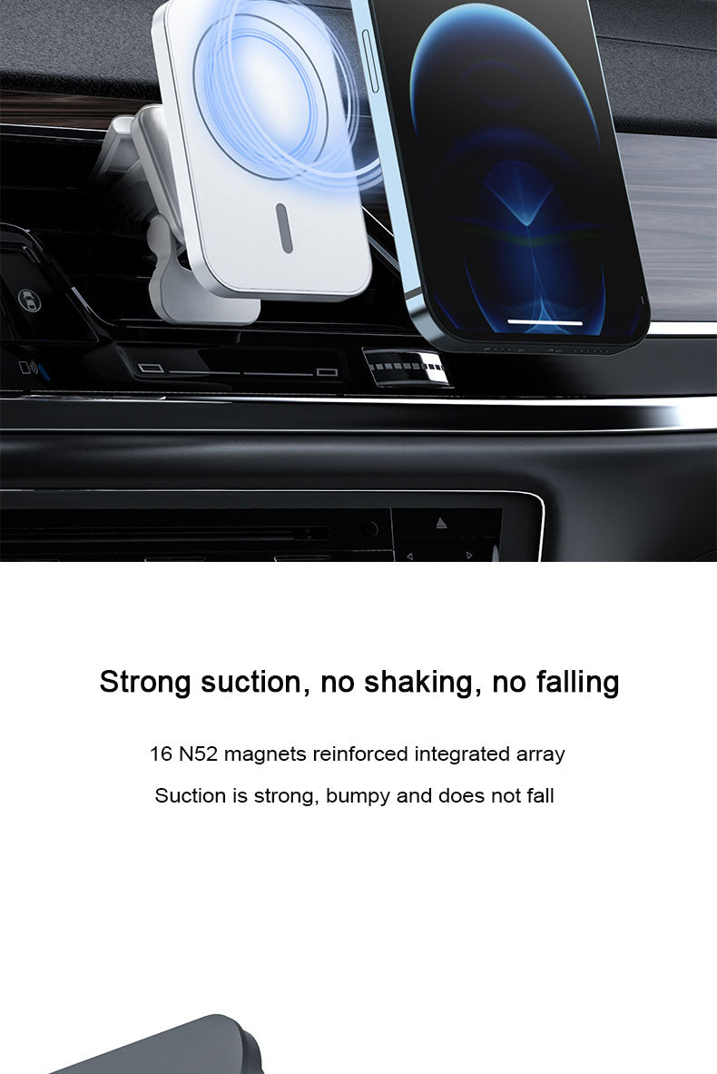 15W Magnetic fast charging car wireless charger bracket 987