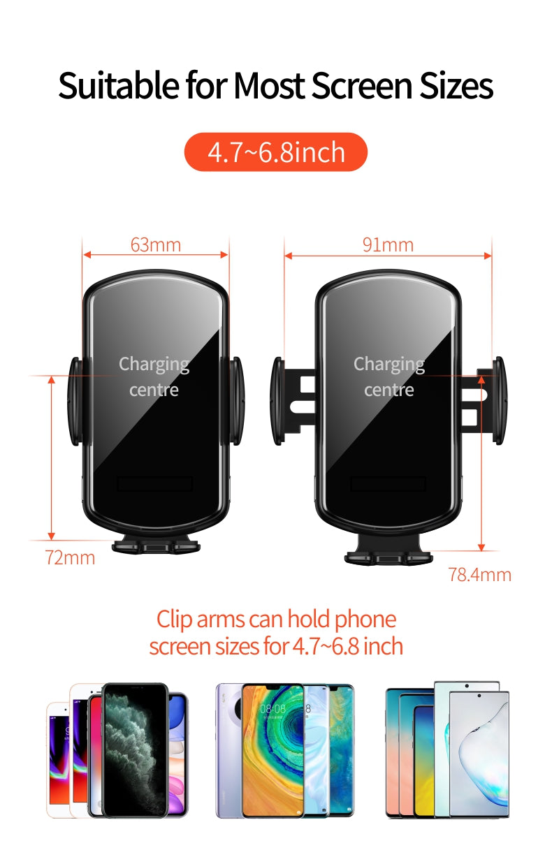 FOD Inductive Car Wireless Charger with aromatherapy