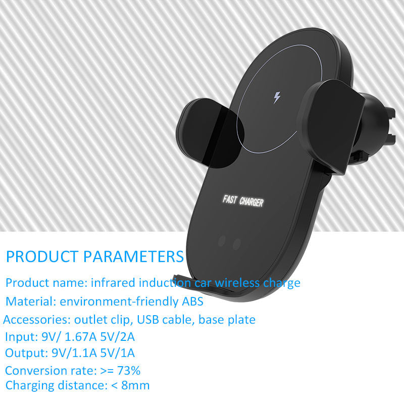 15W Magnetic fast charging vent phone mount car wireless charger