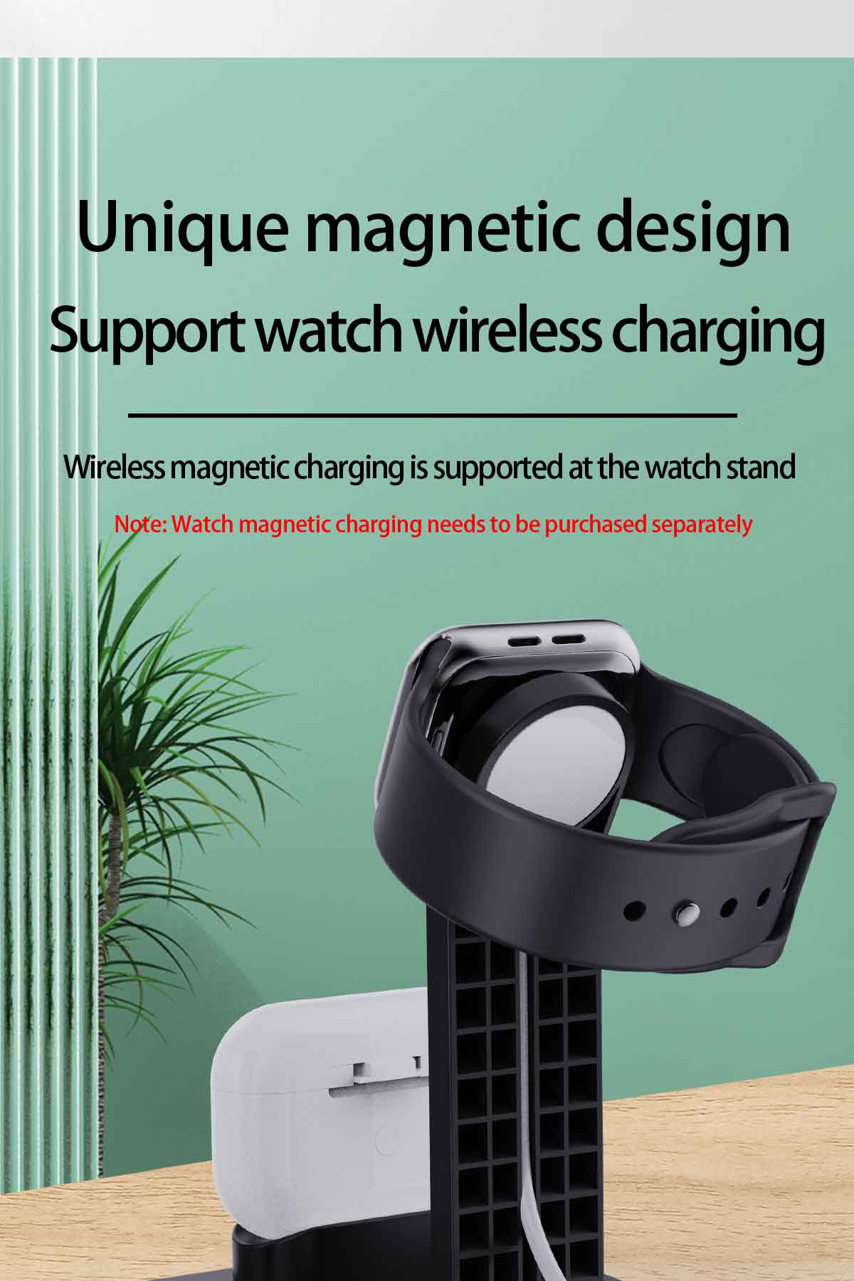 Lastest 6-in-1 wireless charging base for samrtphone for Airpods for iWatch for Samsung B07