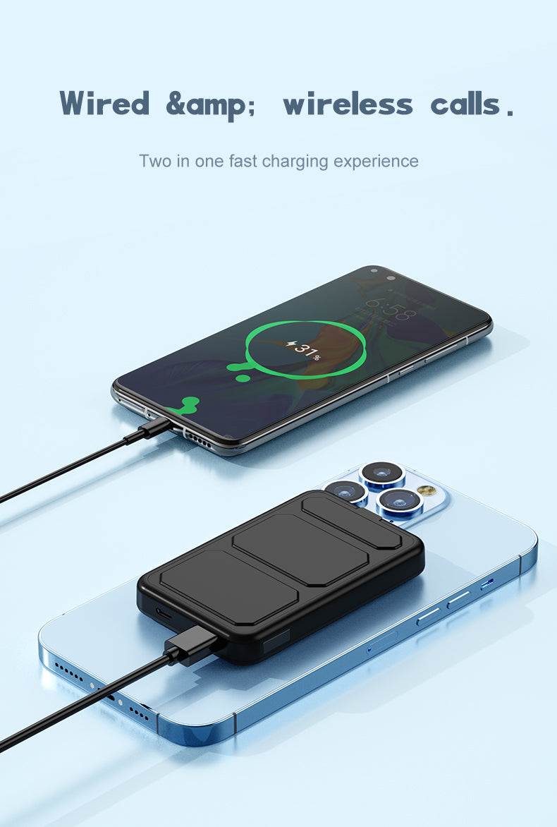 Magnetic 10000mAh foldable phone holder power bank A27-1