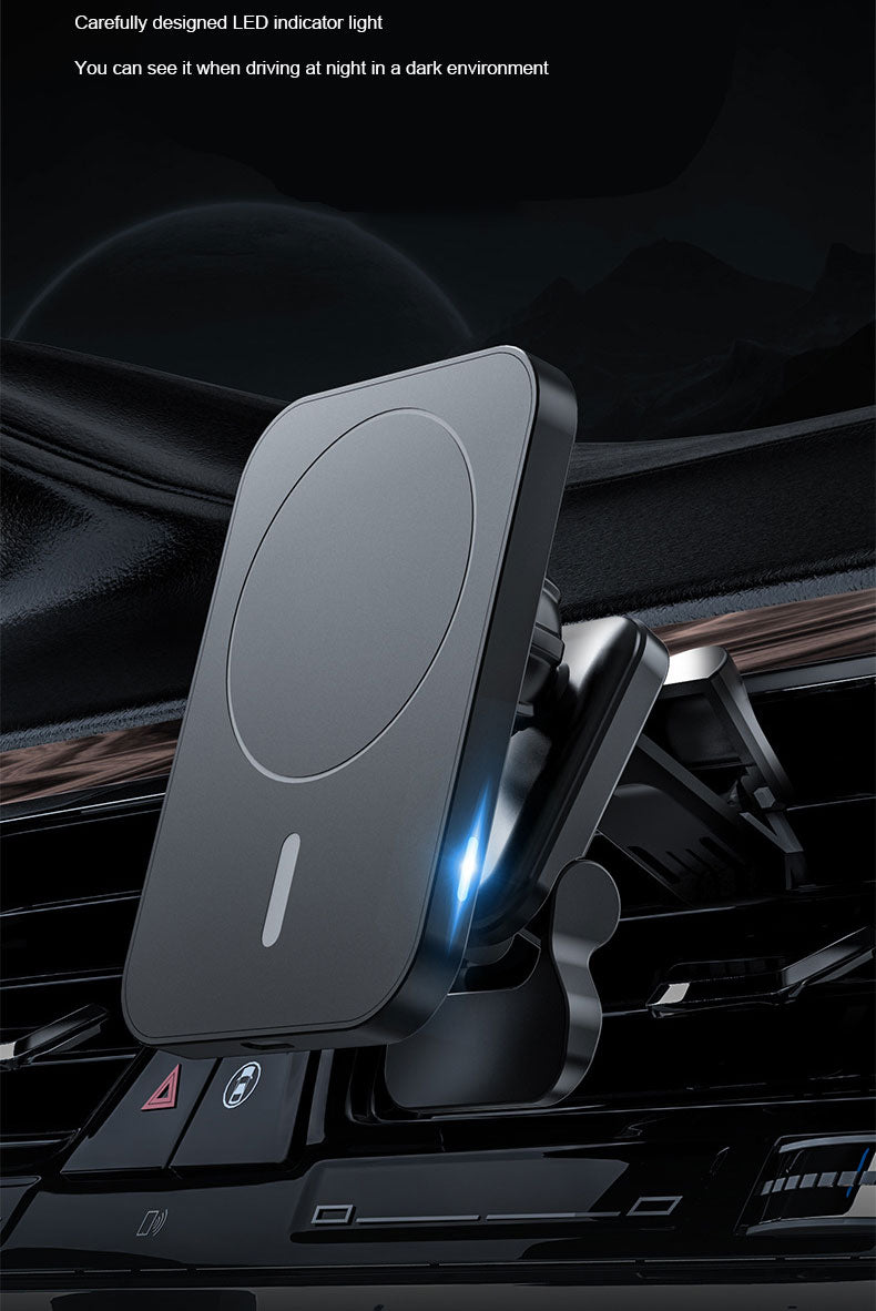 15W Magnetic fast charging car wireless charger bracket 987