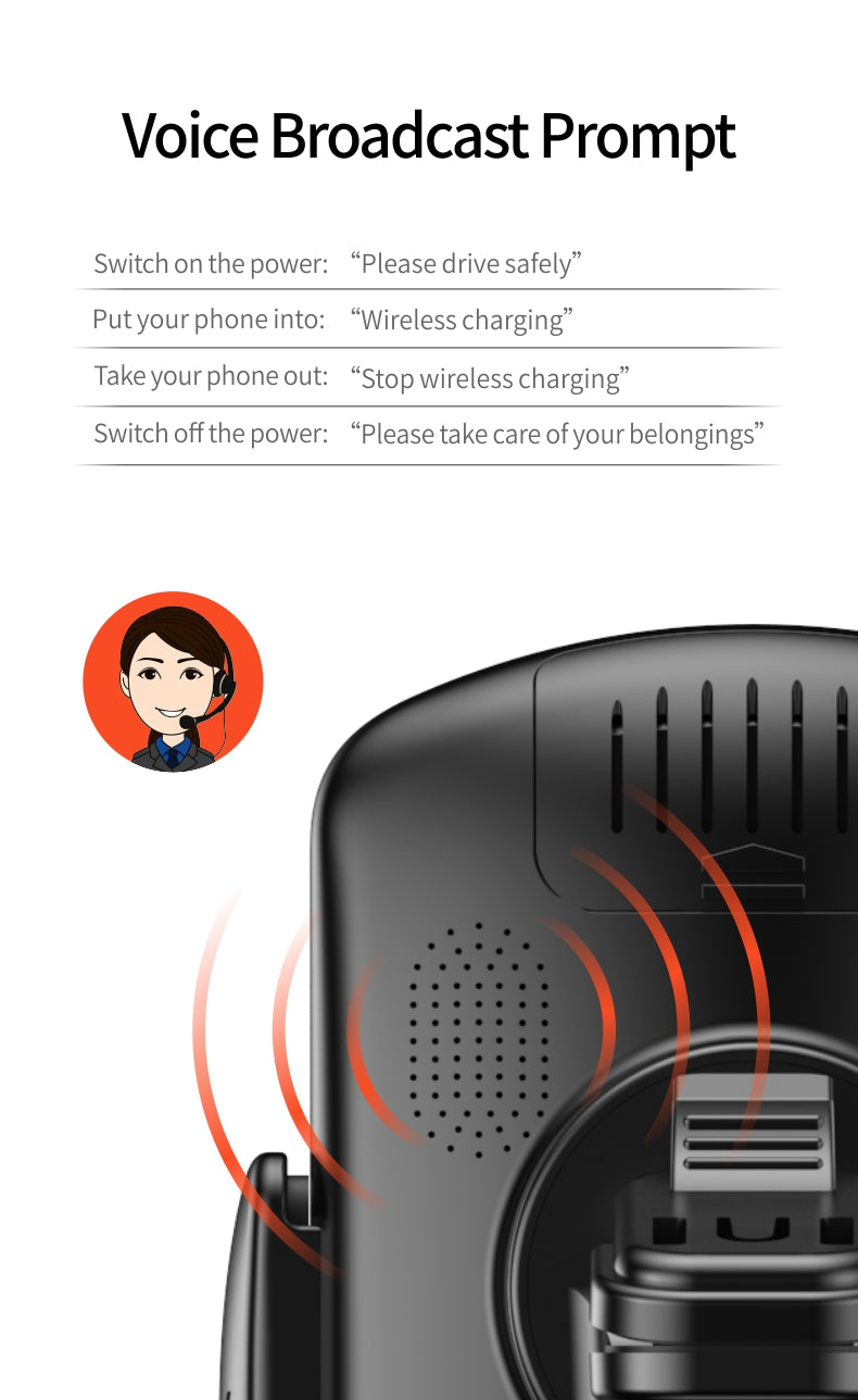FOD Inductive Car Wireless Charger with aromatherapy