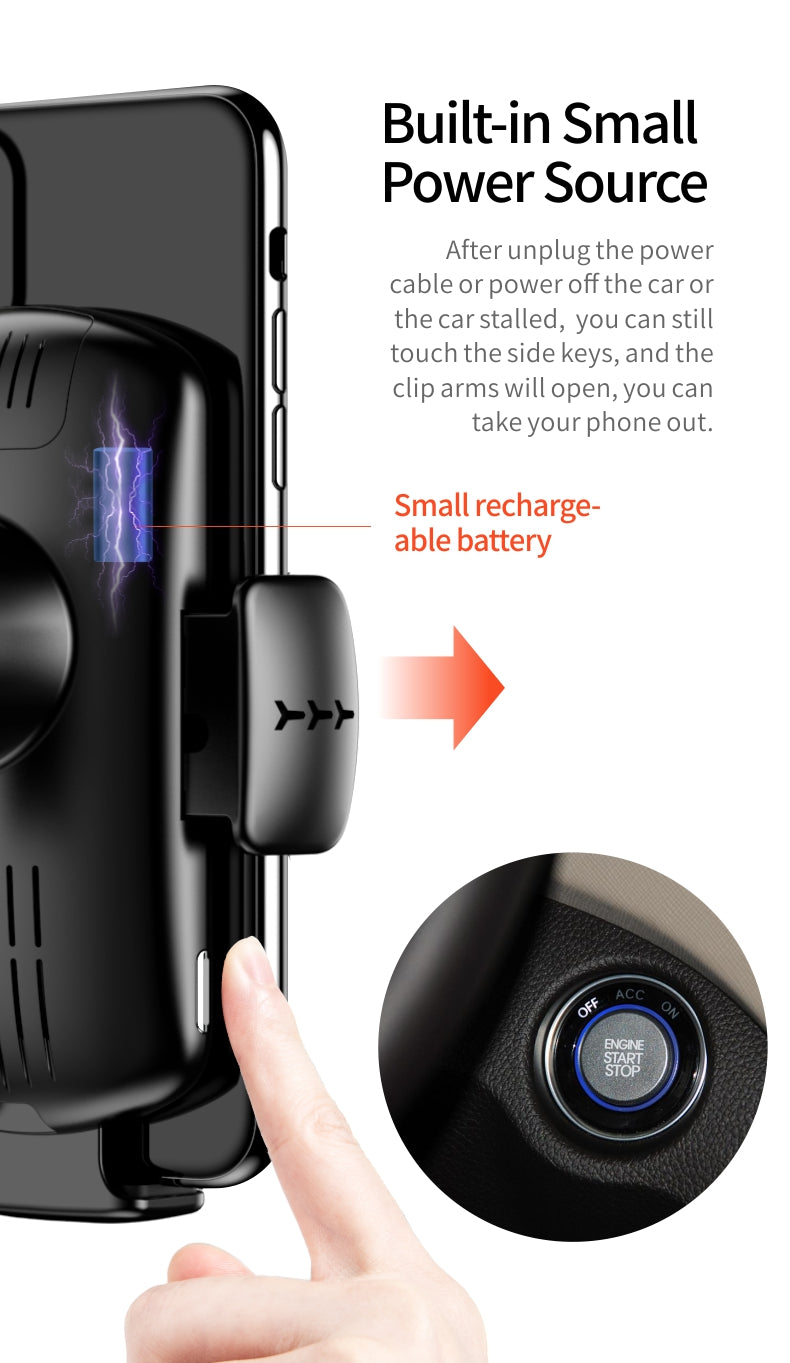 FOD Inductive Car Wireless Charger with aromatherapy