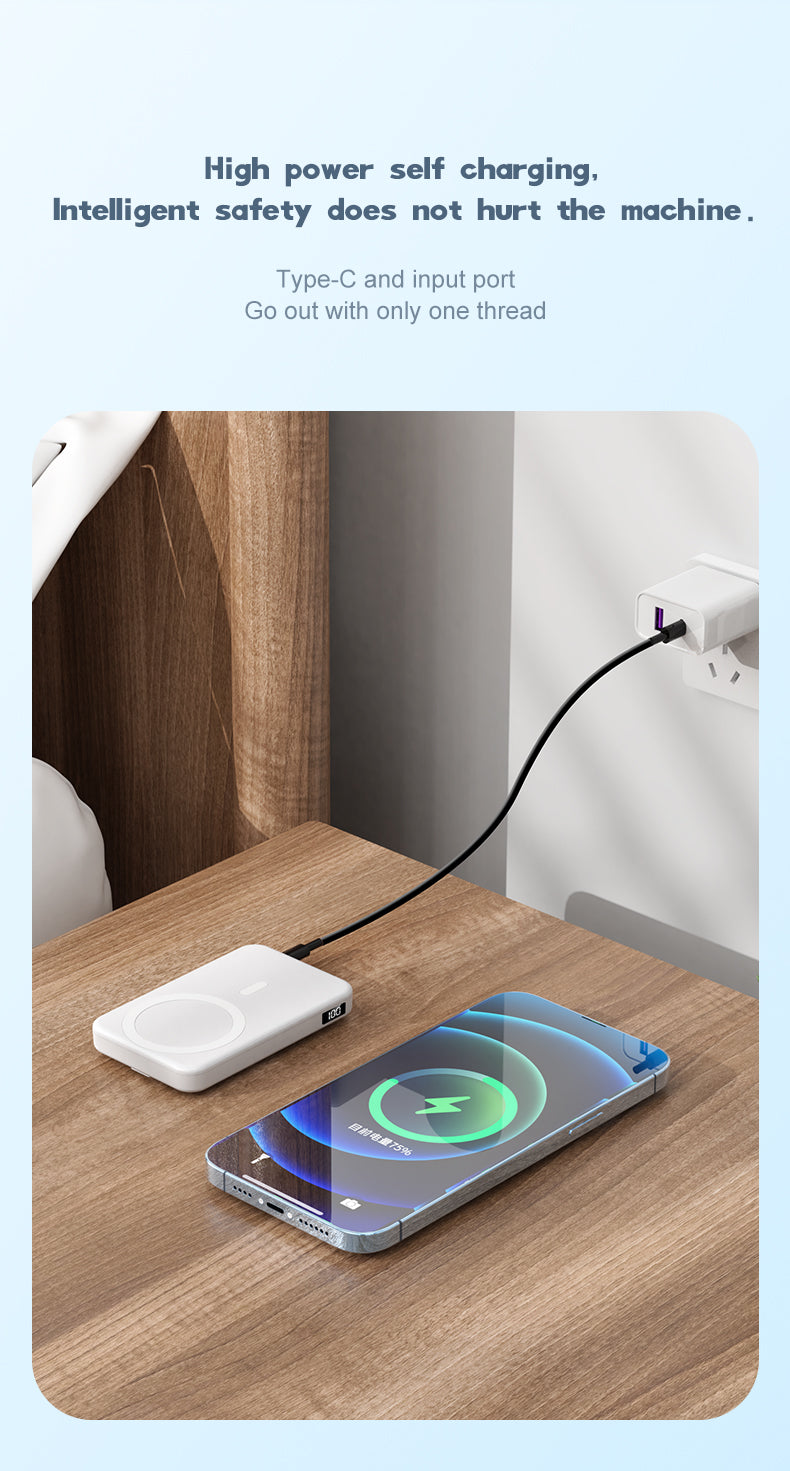 Magnetic 10000mAh foldable phone holder power bank A27-1