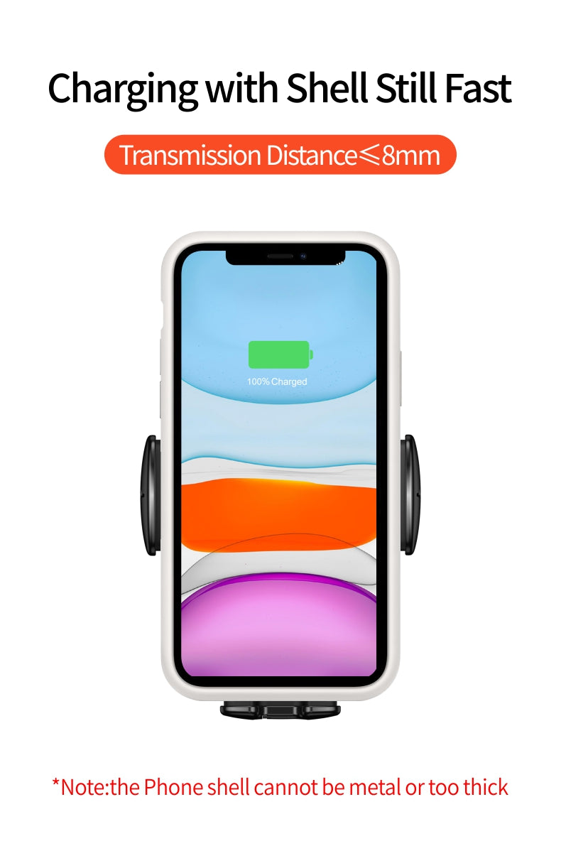 FOD Inductive Car Wireless Charger with aromatherapy