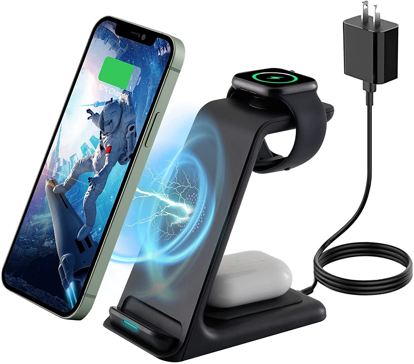 Hot selling 3 in 1 wireless charger T3