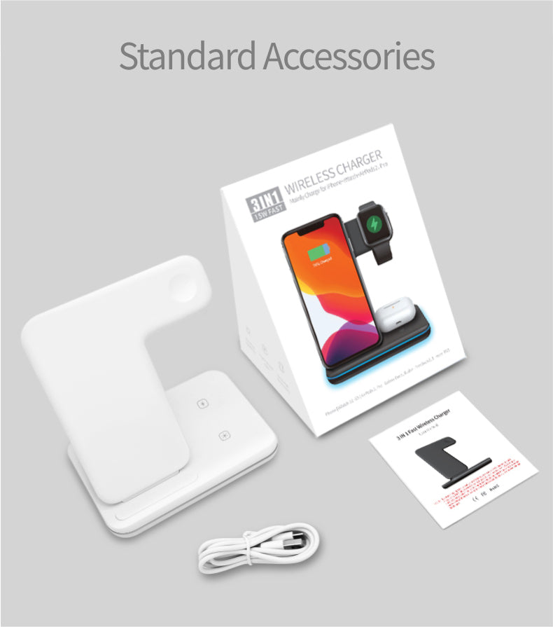 Hot selling 3 in 1 wireless charger Z5A