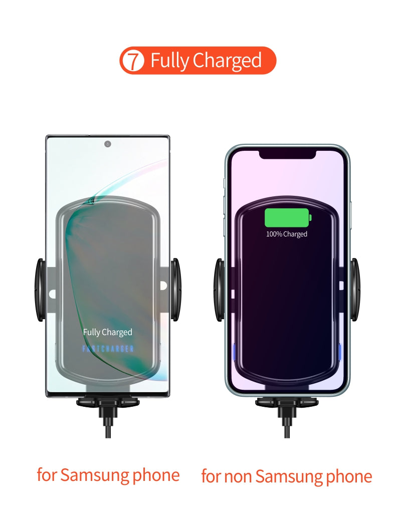 FOD Inductive Car Wireless Charger with aromatherapy