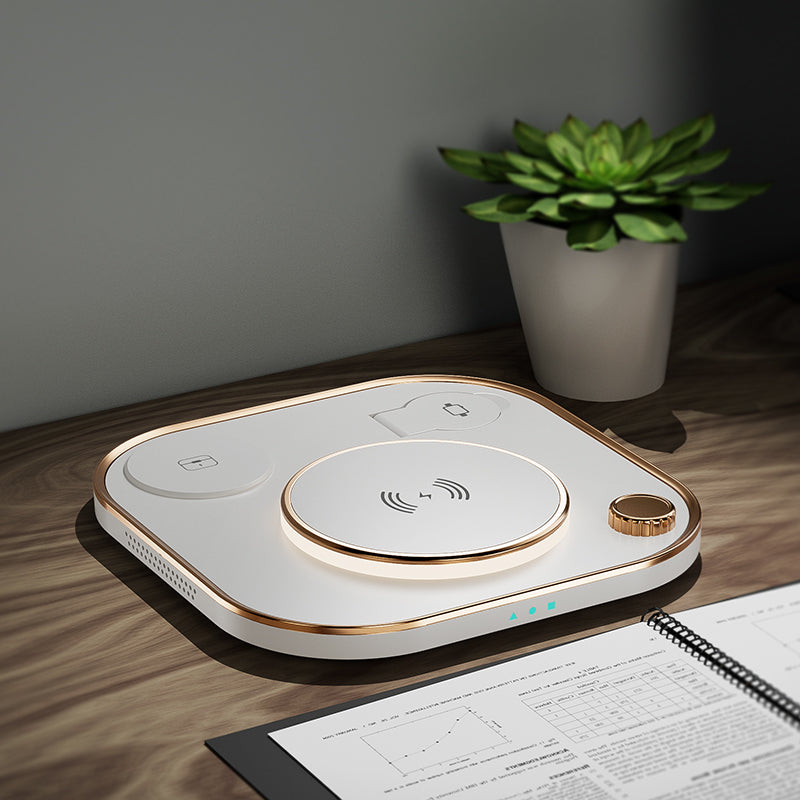 4 in 1 wireless charger with desk lamp X3