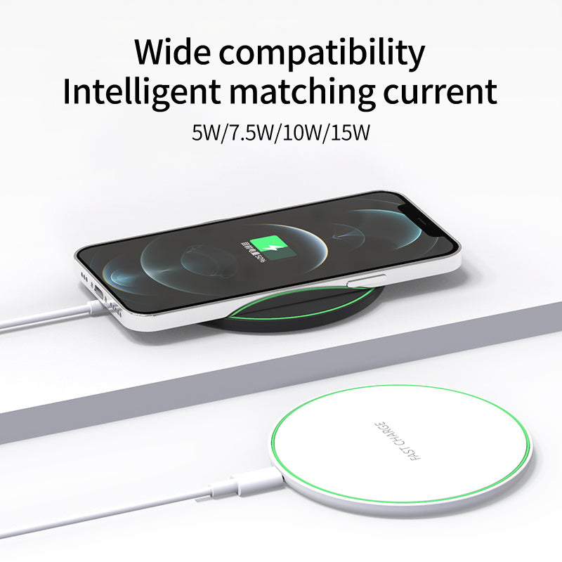 High quality 15 W 10 W round wireless charger with QI EPP BPP certification 31