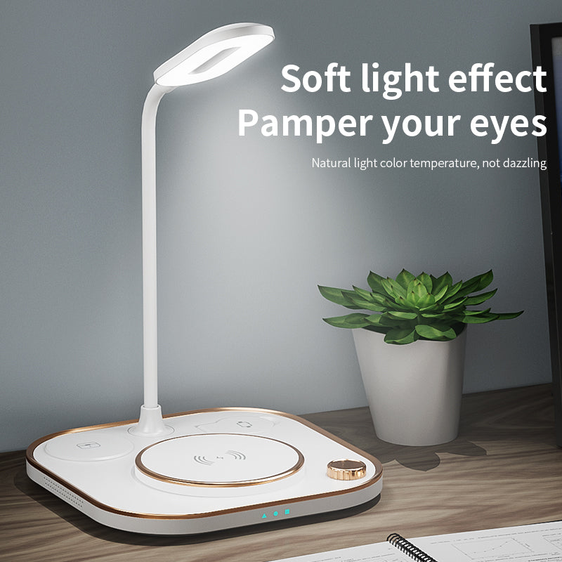 4 in 1 wireless charger with desk lamp X3