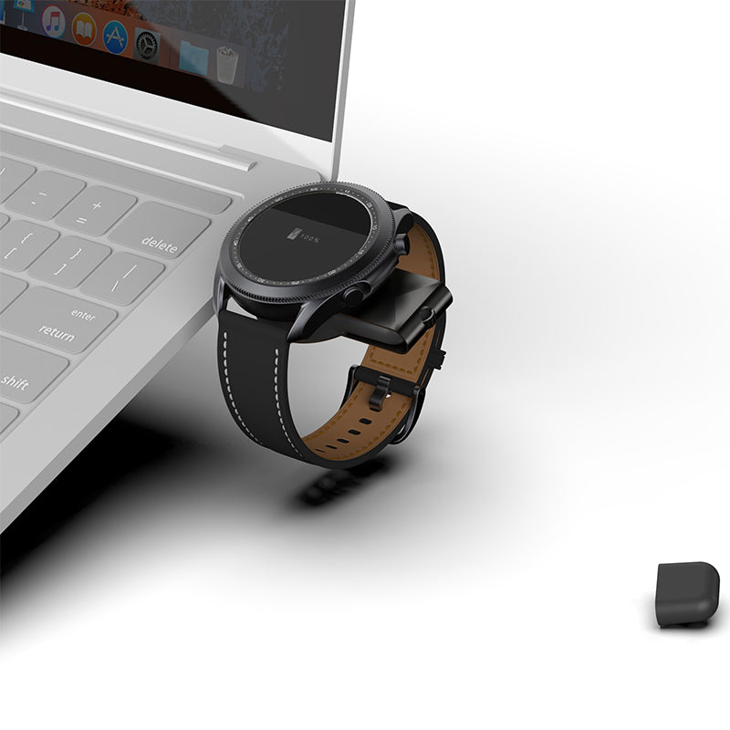 Portable magnetic wireless charger for Samsung Galaxy watch 3 / 4 Active 1 / 2