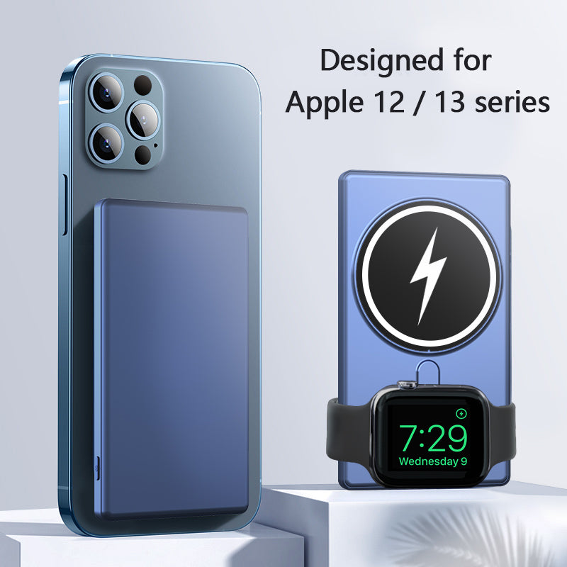 Innovative magnetic 3 in 1 wireless charging power bank N66