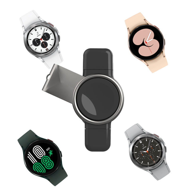 Portable magnetic wireless charger for Samsung Galaxy watch 3 / 4 Active 1 / 2