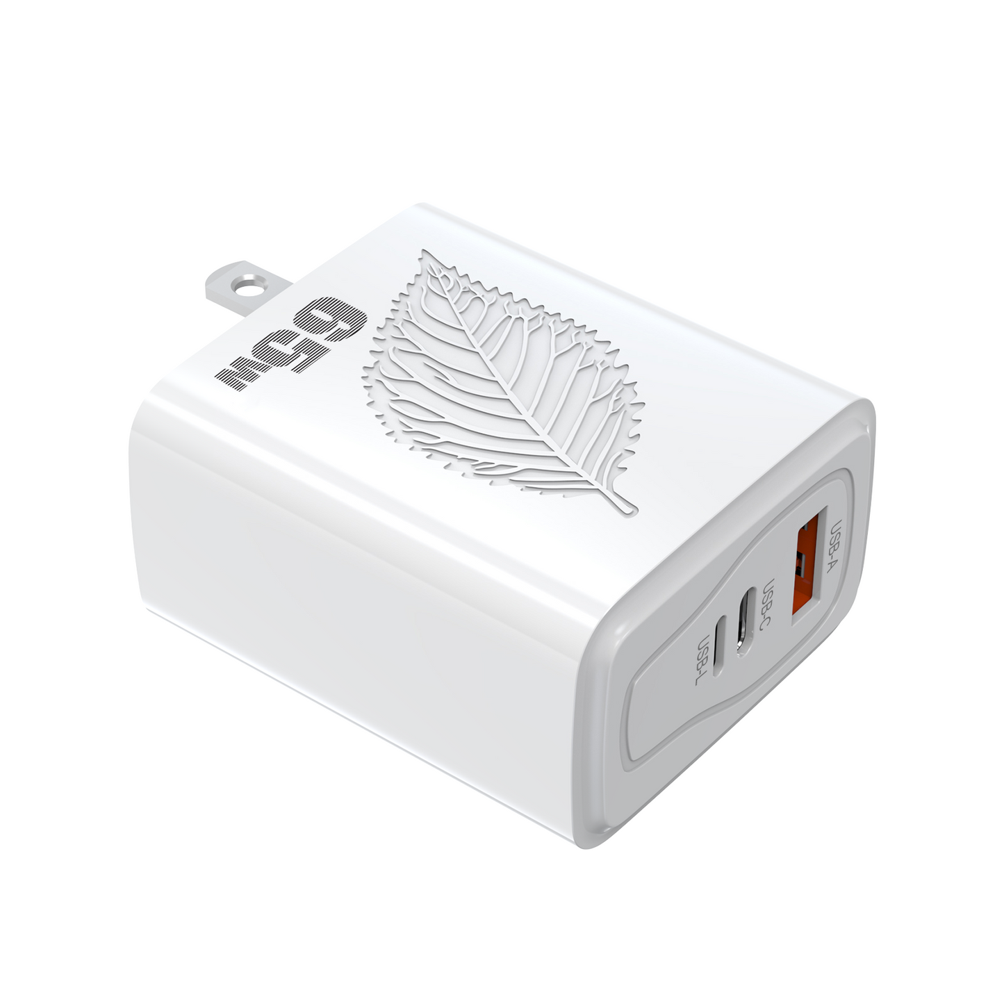 Gan Charger 65w 2c 1A 3 ports  adapter L to C reverse charging plug 20v 3.25a Pd Charger For Macbook Etl Pse Ce FCC Rohs  Certified