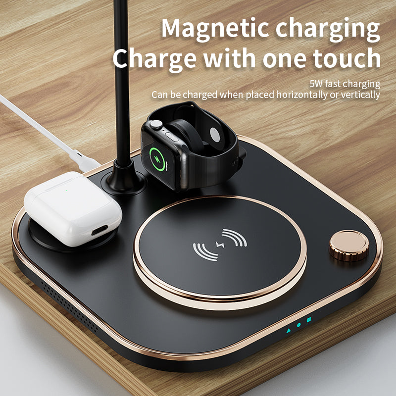 4 in 1 wireless charger with desk lamp X3
