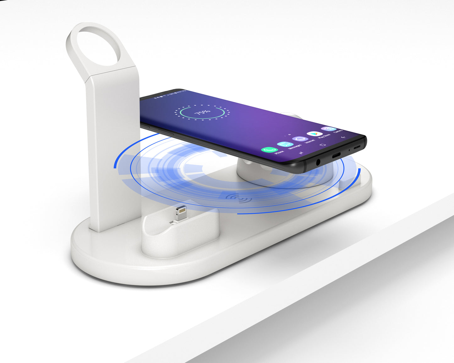 Lastest 6-in-1 wireless charging base for samrtphone for Airpods for iWatch for Samsung B07
