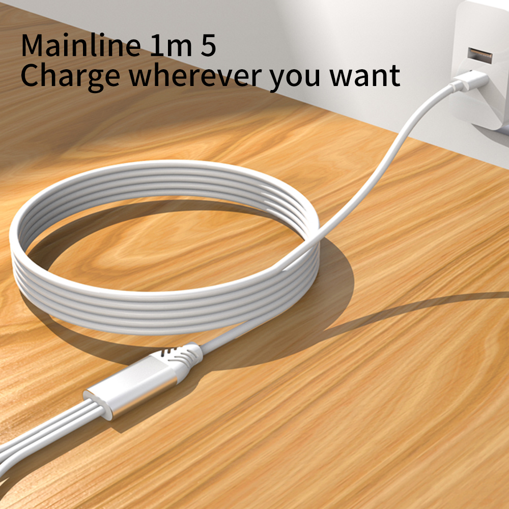 3 in 1 magnetic wireless charger with 1.5M cable Y33