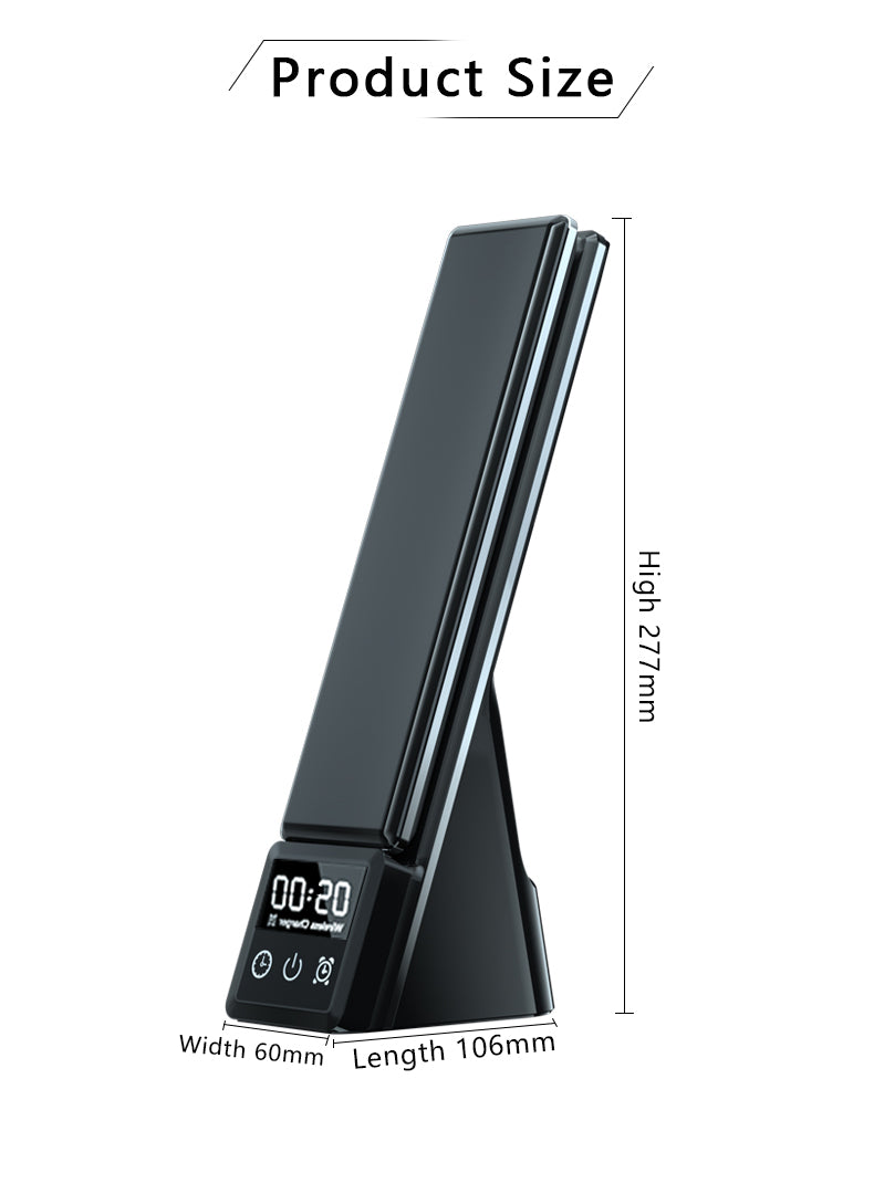 Folding 3 In 1 Table Lamp Desk wireless Charger N61