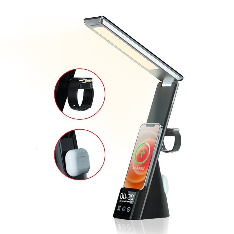 Folding 3 In 1 Table Lamp Desk wireless Charger N61