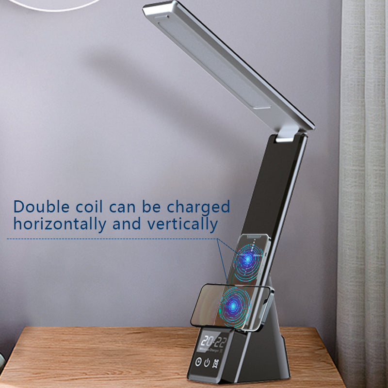 Folding 3 In 1 Table Lamp Desk wireless Charger N61