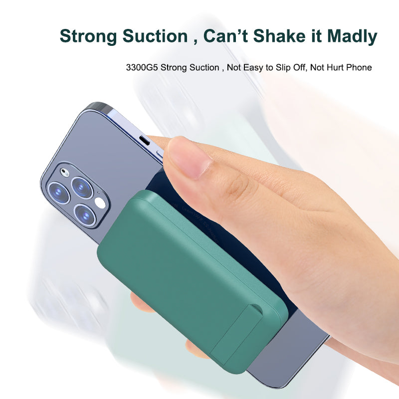 Magnetic power station 10000mah Fast wireless charging Power Bank for iPhone K12