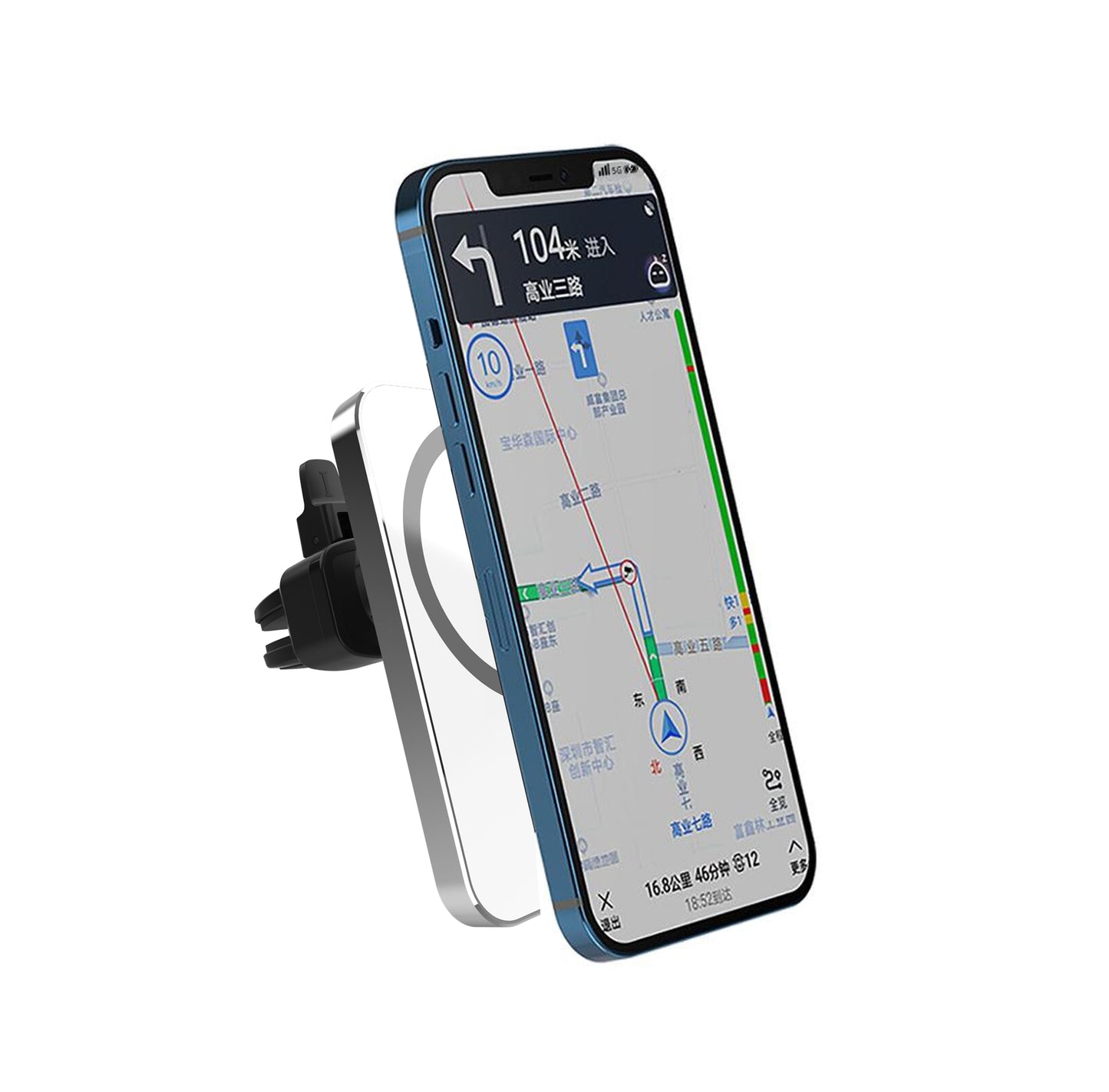 15w Magnetic Car Holder Wireless Charger B8