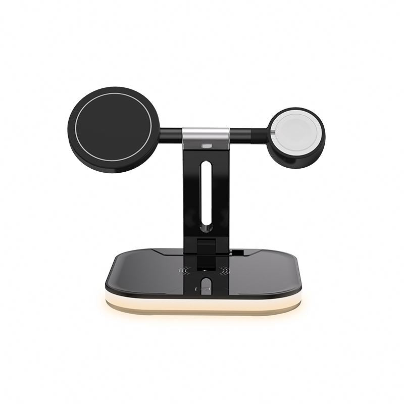 15W 3 in 1 Qi Magnetic Wireless Fast Charger for iPhone 971