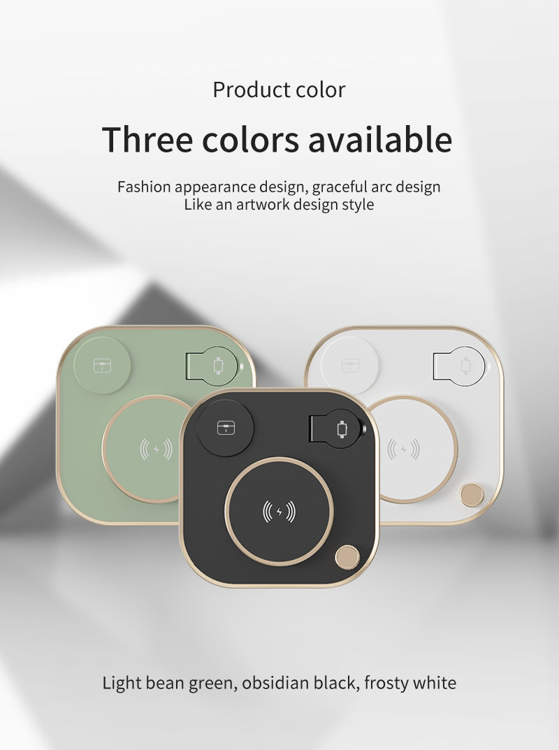 4 in 1 wireless charger with desk lamp X3