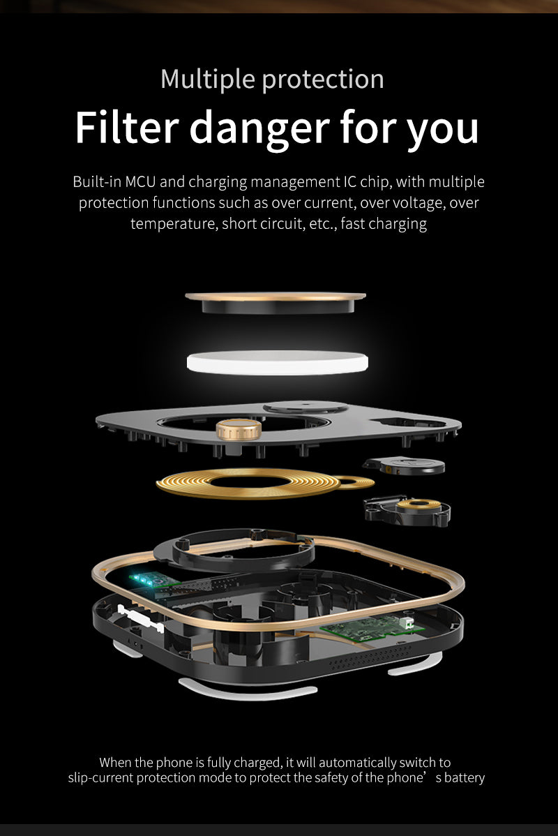 4 in 1 wireless charger with desk lamp X3