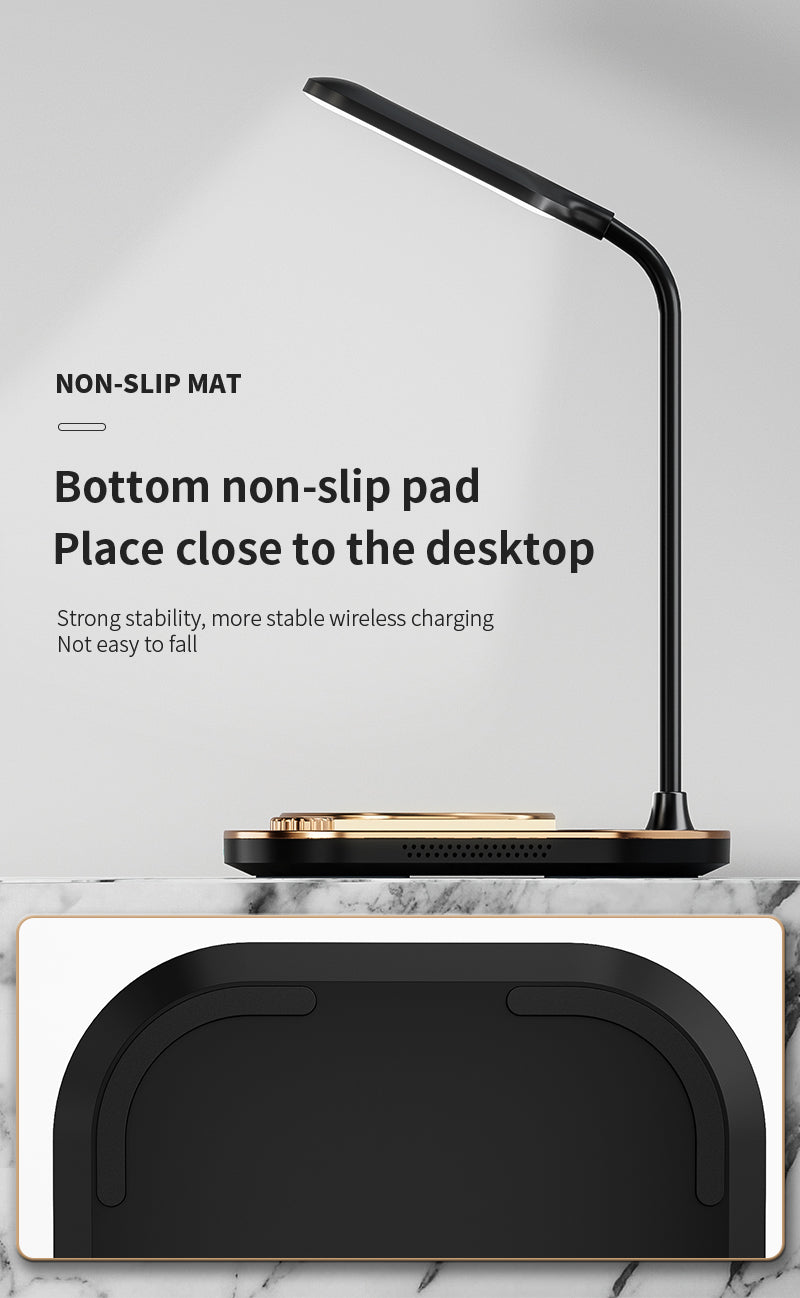 4 in 1 wireless charger with desk lamp X3