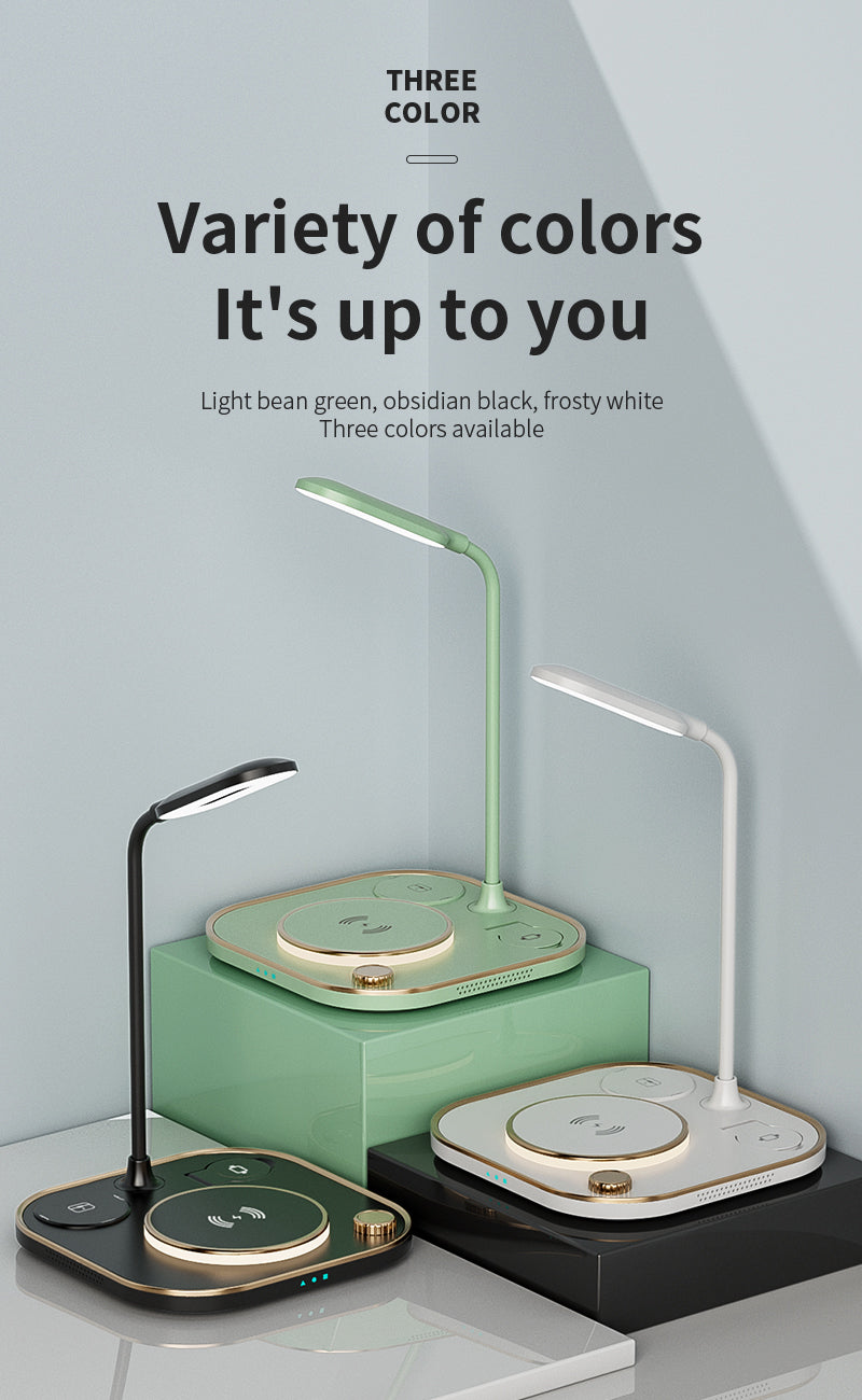 4 in 1 wireless charger with desk lamp X3