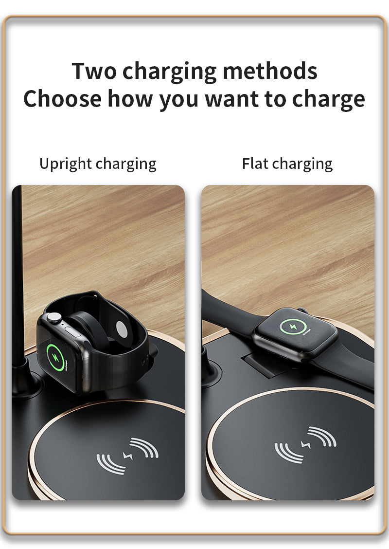 4 in 1 wireless charger with desk lamp X3
