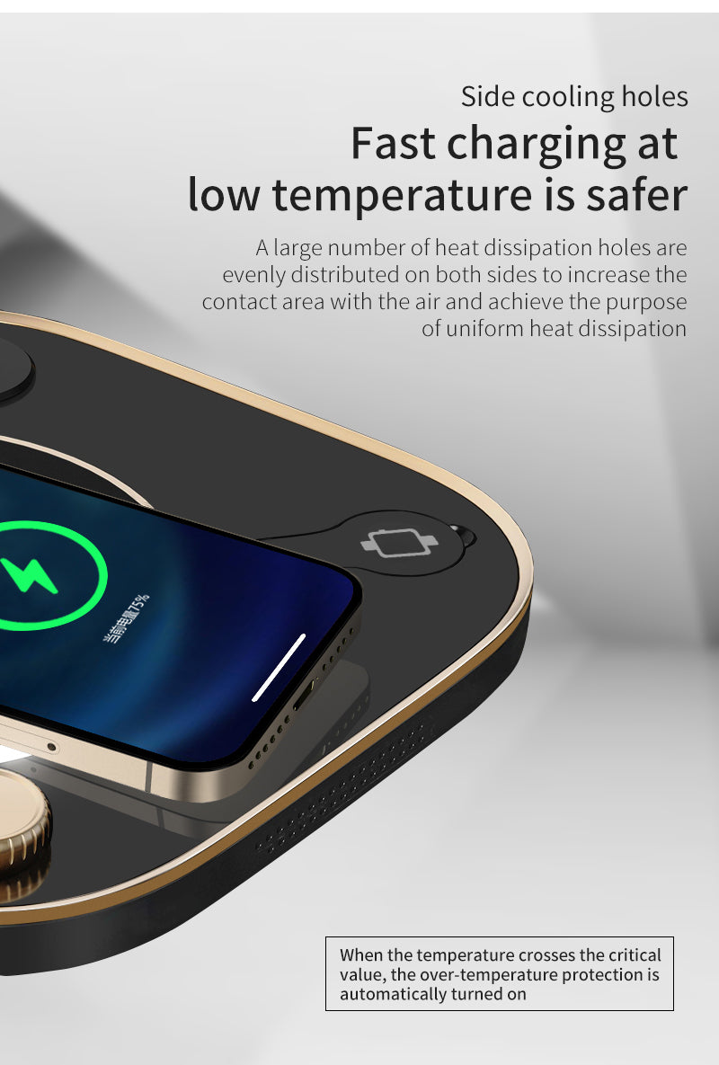 4 in 1 wireless charger with desk lamp X3