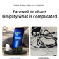 3 in 1 Foldable Charging Station for Apple Products,Fast Wireless Charger Travel Dock Adapter&Light for iPhone 15/14/13/12/11/X/XS/XR 8,iWatch Ultra2/9/Ultra/8/7/6/SE/5/4/3,Air Pods 3/2/Pro/2 (White)