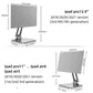 Magnetic iPad Stand Holder, Foldable Portable Tablet Holder, 360° Adjustable Rotating Aluminium Table Stand Upgrade for Apple iPad Pro 11 Inch 1st/2nd/3rd/4th and iPad Air 4th/5th-Gray